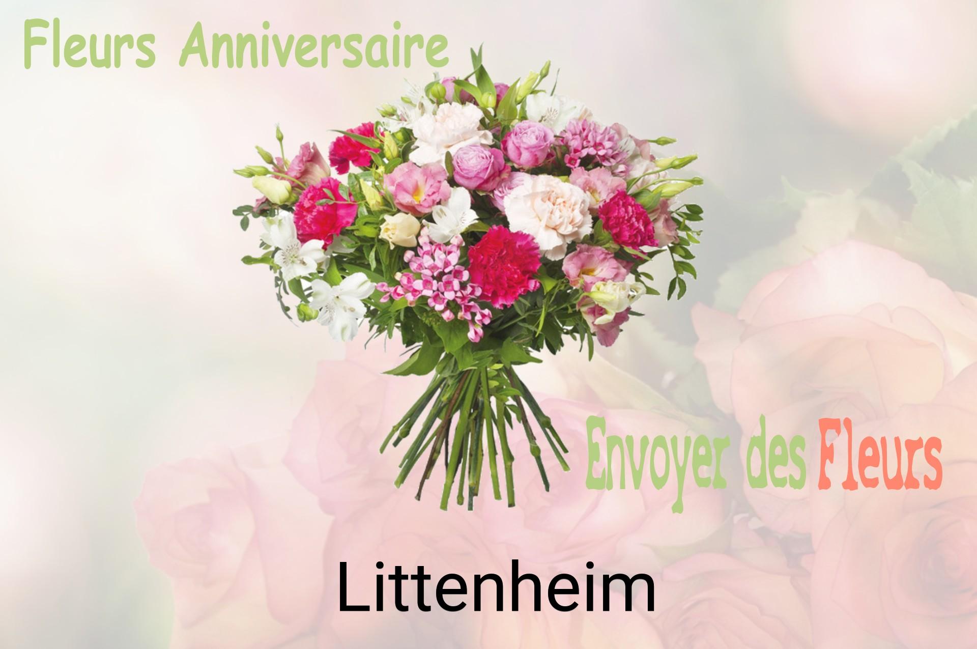 Bouquet de fleurs d’anniversaire livré à Littenheim